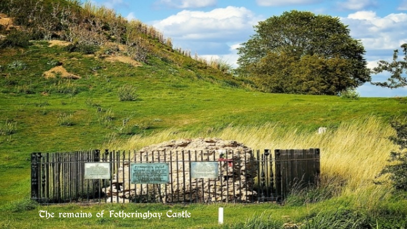 Fotheringhay Castle remains