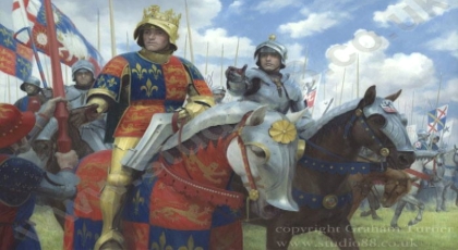 Graham Turner print of Richard III at the Battle of Bosworth