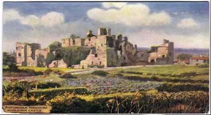 Postcard of Middleham Castle